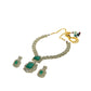 Rajwada Green Alloy Embellished Jewellery Set For Women