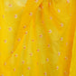 Rajwada Yellow Embroidered Cotton Saree With Unstitched Blouse For Women