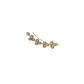 Rajwada Golden Alloy Embellished Earrings For Women