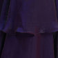 Rajwada Purple Organza Solid Ready To Wear Saree With Stitched Blouse For Women