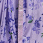 Rajwada Purple Printed Chiffon Saree With Unstitched Blouse For Women
