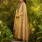 Rajwada Gold Organza Embellished Kurta Set For Women