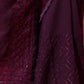 Rajwada Wine Embellished Georgette Saree With Unstitched Blouse For Women