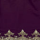 Rajwada Purple Georgette Embroidered & Cutwork Semi-Sitched Kurta Set For Women