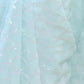 Rajwada White Georgette Sequins Saree With Unstitched Blouse For Women