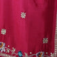 Rajwada Pink Chiffon Embroidered Stitched Kurta Set For Women