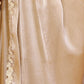Rajwada Beige Georgette Lace Work Saree For Women
