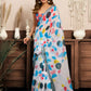 Rajwada Multicolour Cotton Linen Zari Work Saree For Women