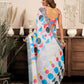 Rajwada Multicolour Cotton Linen Zari Work Saree For Women
