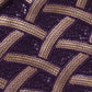 Rajwada Purple Silk Blend Embellished Stitched Kurta With Pant For Men
