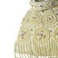 Rajwada White Jute Embellished Potli For Women