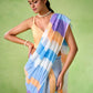 Rajwada Multicolour Cotton Linen Solid Printed Saree For Women