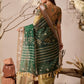 Rajwada Mustard Linen Cotton Printed Saree For Women