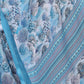 Rajwada Blue Georgette Printed Saree For Women