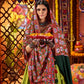 Rajwada Green Silk Blend Semi-Stitched lehenga With Stunning Tassels For Women