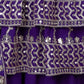 Rajwada Voilet Georgette Embellished Stitched Kurta Set For Women