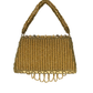 Rajwada Golden Jute Embellished Clutch For Women