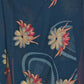 Rajwada Teal Blue Silk Blend Floral Print Saree For Women