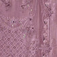 Rajwada Lavender Georgette Embellished Semi Stitched Kurta Set For Women