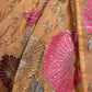 Rajwada Beige Georgette Embellished Saree For Women