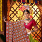 Rajwada Green Silk Blend Semi-Stitched lehenga With Stunning Tassels For Women