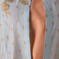 Rajwada Orange Art Silk Designer Embroidered Semi-Stitched Kurta Set For Women