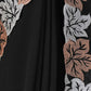 Rajwada Black Silk Blend Embroidered Solid Saree For Women