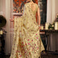 Rajwada Golden Silk Blend Solid Saree For Women