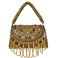 Rajwada Golden Jute Embellished Clutch For Women