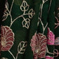 Rajwada Dark Green Georgette Embellished Saree For Women