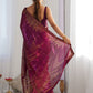 Rajwada Wine Georgette Embellished Solid Saree For Women