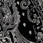 Rajwada Black Georgette White Embroidered Semi-Stitched Kurta Set For Women