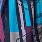 Rajwada Navy Blue Silk Blend Printed Saree With Unstitched Blouse For Women