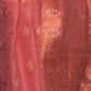 Rajwada Light Pink Linen Woven Saree with Unstitched Blouse For  Women