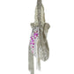 Rajwada Silver Suede Embellished Potli For Women