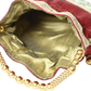 Rajwada Maroon Jute Embroidered Potli For Women