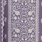 Rajwada Purple Georgette Embroidered Semi-Stitched Kurta Set For Women