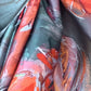 Rajwada Multicolor Satin Printed Saree With Unstitched Blouse For Women