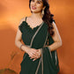 Rajwada Green Georgette Printed Saree For Women
