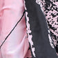 Rajwada Pink Satin Printed Saree With Unstitched Blouse For Women