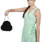 Rajwada Women Black Beaded Mindful Batuwa Bag