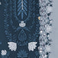 Rajwada Blue Georgette Embroidered Semi-Stitched Kurta Set For Women