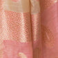 Rajwada Beige Linen Woven Saree With Unstitched Blouse for Women