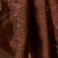 Rajwada Maroon Organza Woven Saree With Unstitched Blouse For Women
