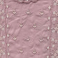 Rajwada Pink Georgette Embroidered Semi-Stitched Kurta Set For Women