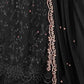 Rajwada Black Georgette Embroidered Semi-Stitched Kurta Set For Women