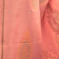 Rajwada Pink Silk Blend Woven Saree With Unstitched Blouse for Women