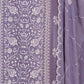 Rajwada Purple Chinon Embroidered Semi-Stitched Kurta Set For Women
