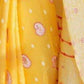 Rajwada Yellow Cotton Solid Saree For Women