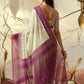 Rajwada Off White Silk Blend Printed Saree For Women